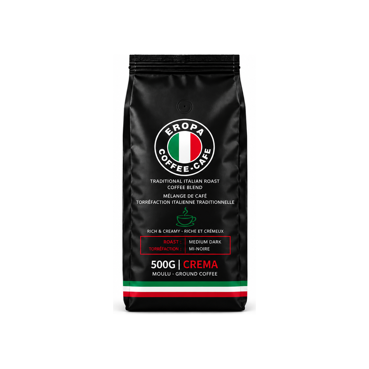EROPA COFFEE - CREMA (500 Grams Ground Coffee)